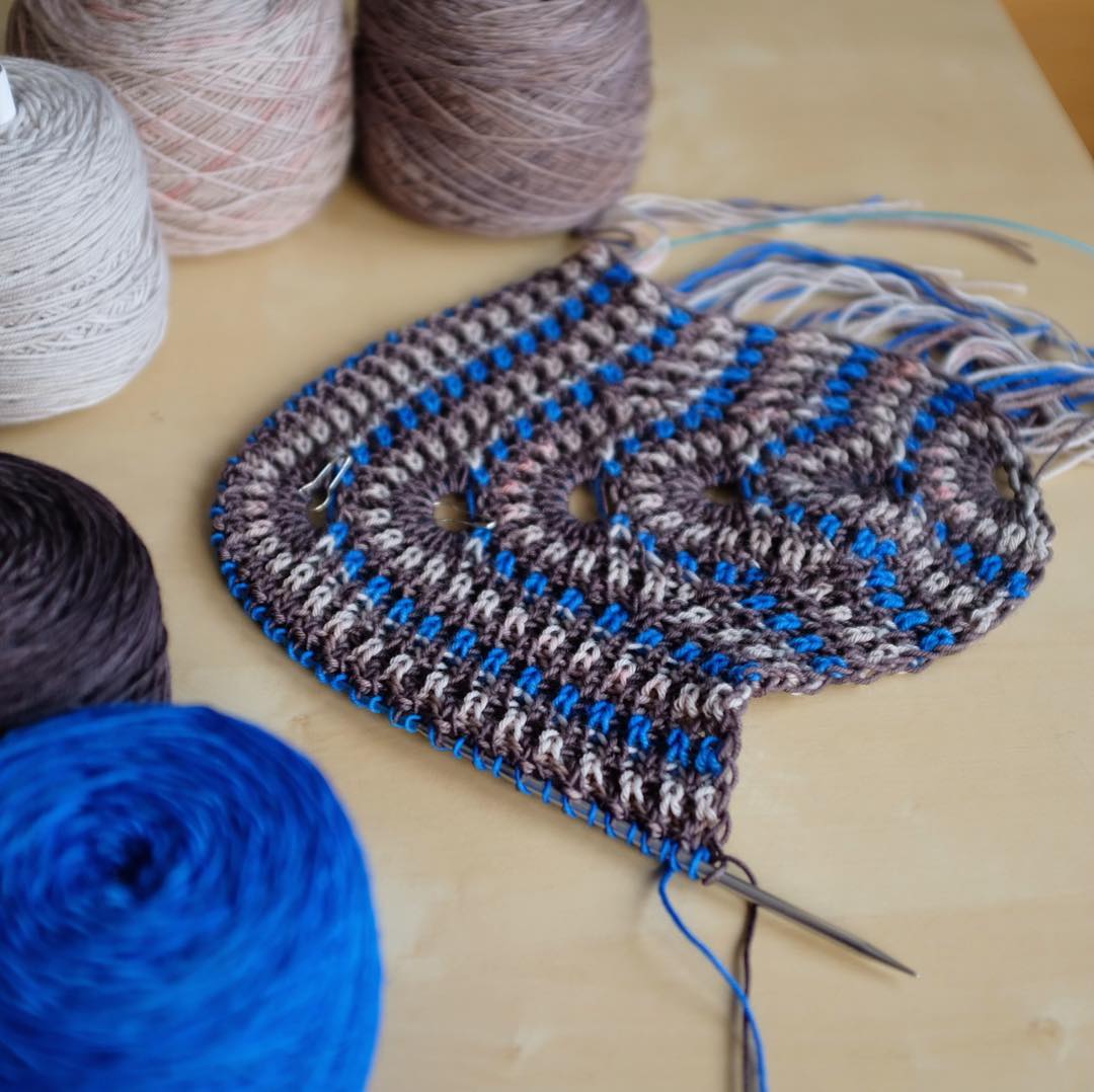 Mon « Texture time », je ne suis toujours pas venue à bout du premier indice.…