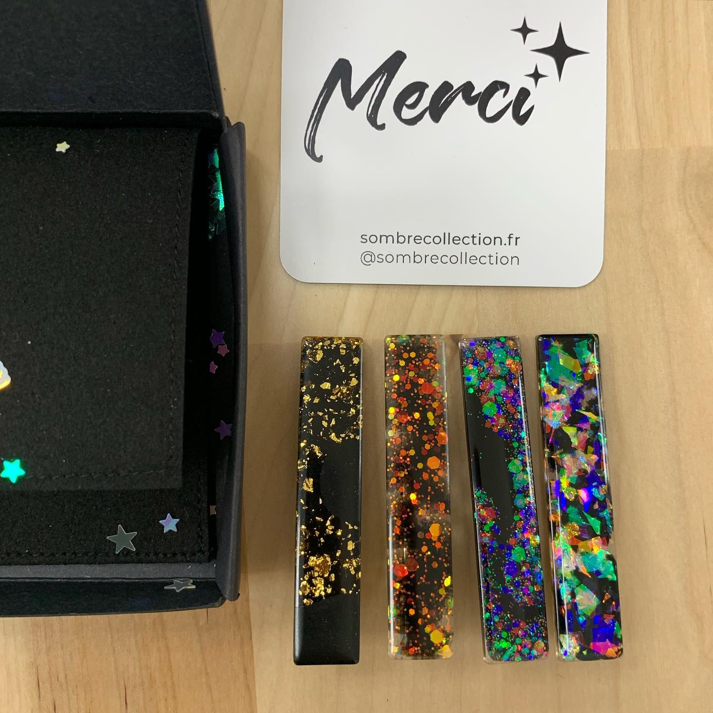 ✨ Ma @sombrecollection de barrettes s’agrandît !