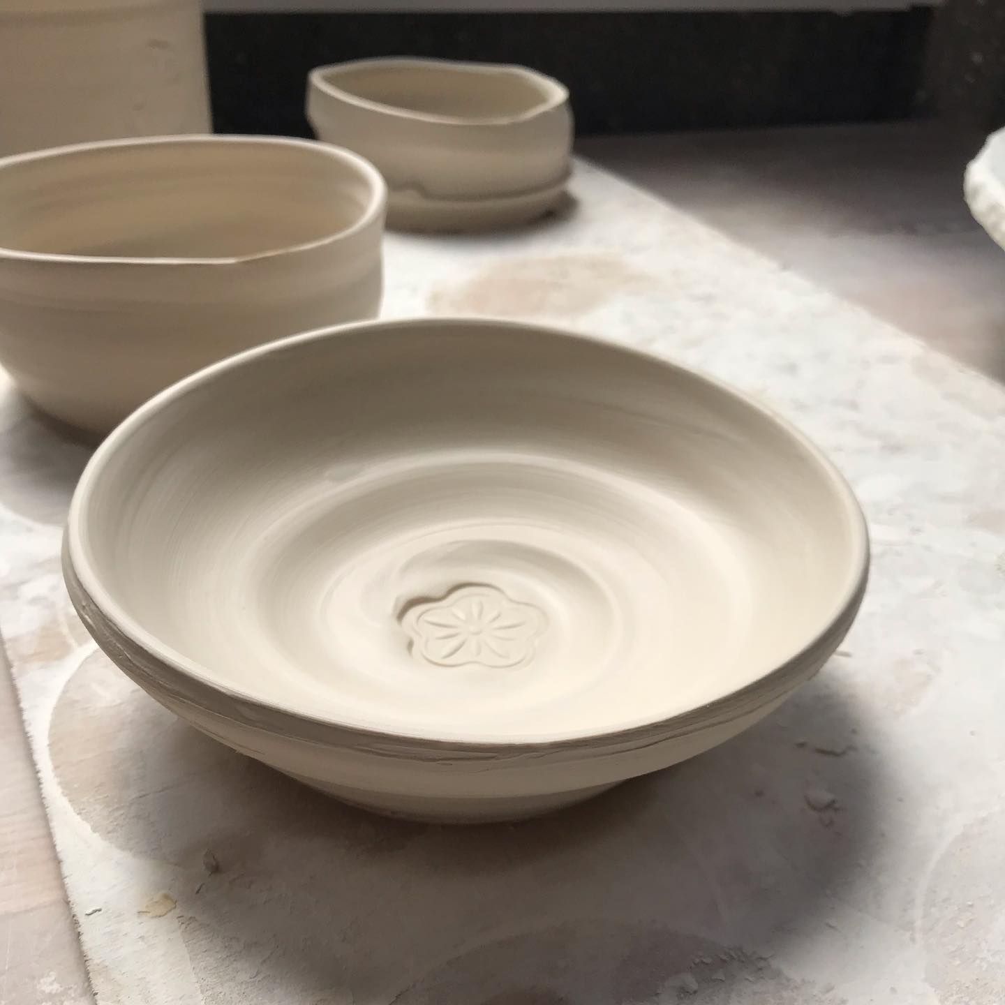 Aujourd’hui j’ai fais un atelier céramique chez @ambreceramique via @wecandoo…